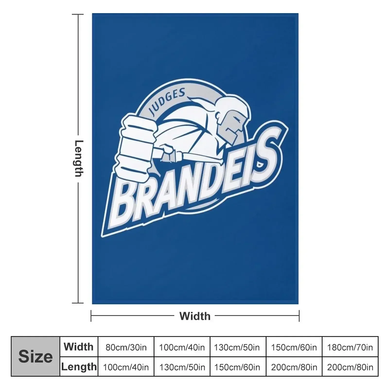 Brandeis University Throw Blanket Summer Beddings Multi-Purpose Hair Blankets