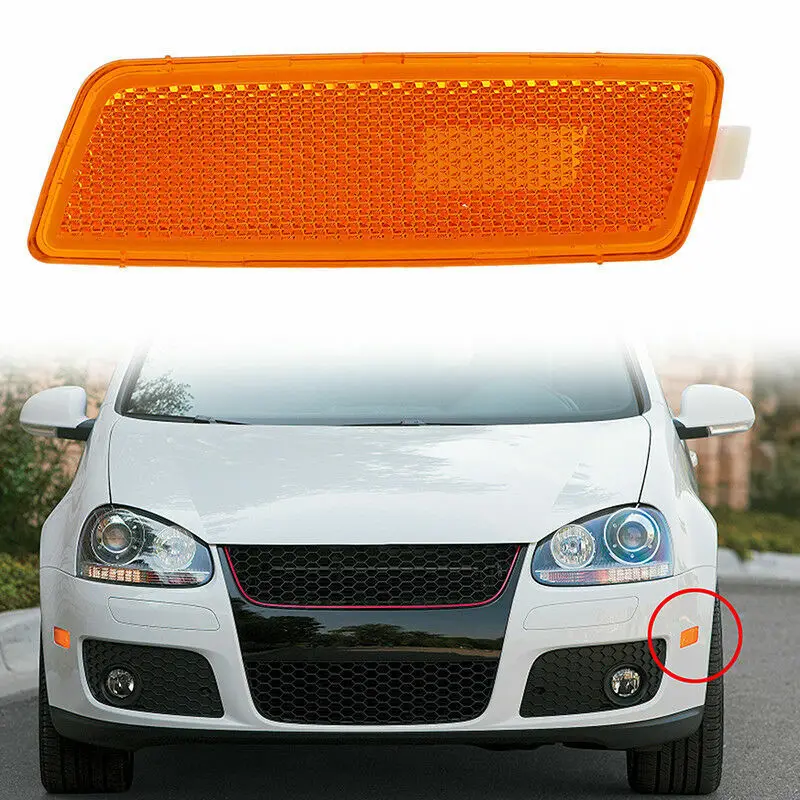 

Car Bumper Side Marker Lamp Turn Signal Light For Rabbit MK5 2006-2009 1K5945071A 1K5945072A Side Marker Light Housing