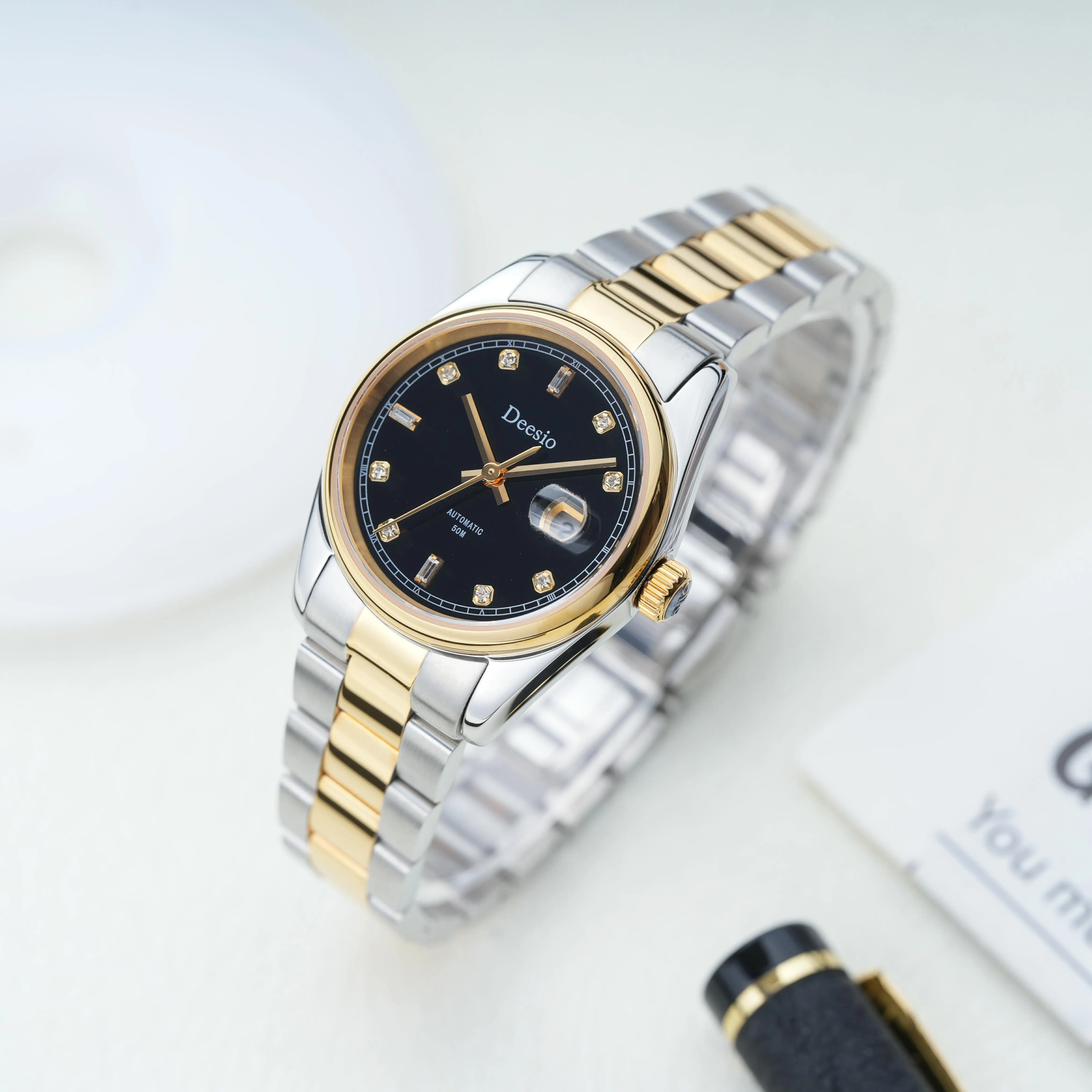 

Deesio Design N90 Automatic Movement Mechanical Watches Luxury Woman Original Waterproof Watch for Wrist Timepiece Ladies Gifts