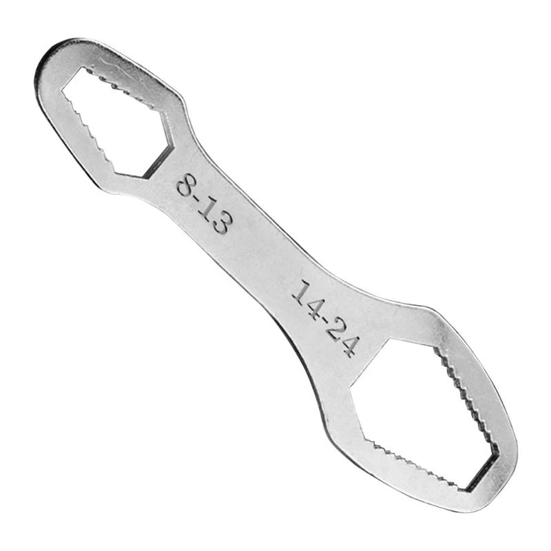 Wrench Adjustable Multifunctional Wrench 8-24mm Manual Repair Tool Bicycles