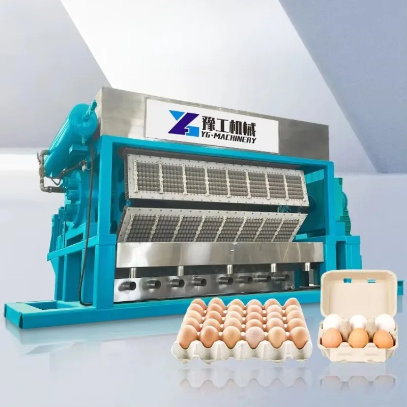 Automatic Egg Tray Moulding Machine Production Line System For Pulp Egg Box Manufacturing And Crate Forming Equipment Sale