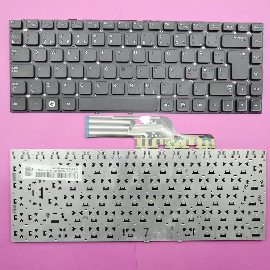 

Nordic Keyboard for Samsung NP300 300V4A 300E4A 300E4A 05E4A NP300E4A NP305E4A 300E4C NP300E4C NP200A4B NP205A4Y NP200A4Y ND