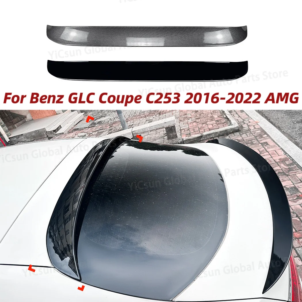 

Roof Wing Spoiler For Benz GLC Coupe C253 2016-2022 AMG Rear Roof Spoiler Wing Trunk Lip Tail Trunk Spoiler Trim Wings