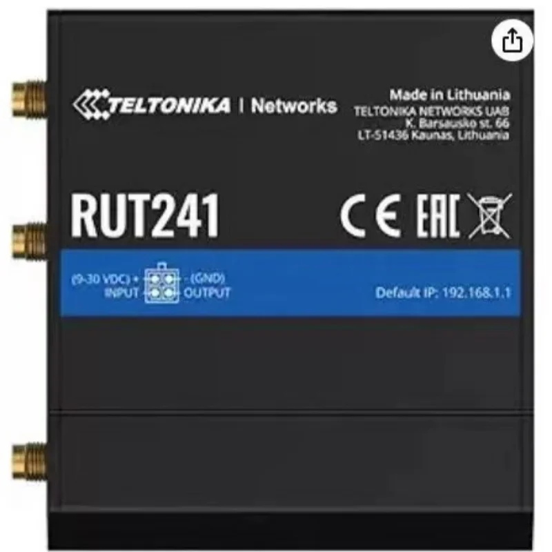 Teltonika RUT241098000 (US Version) RUT241 4G LTE Cellul