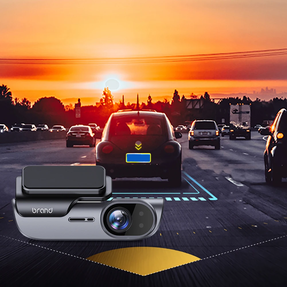 Caméra de tableau de bord de voiture 4K, avec GPS, Wi-Fi, DVR, enregistrement UHD, caméra de véhicule de conduite, moniteur de stationnement 24H, caméscope de voiture, Vision nocturne