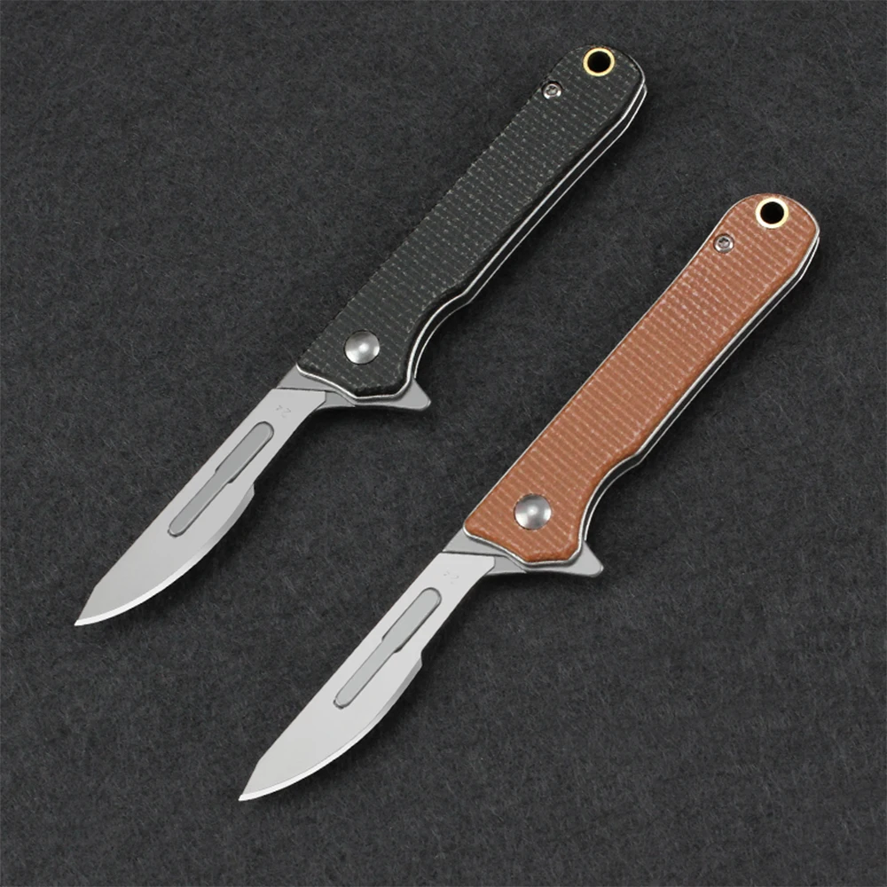 New Mini Portable Scalpel Folding Knife Outdoor Multi-function Utility Knife Pocket Small Surgical Knives Box Cutter Hand Tools