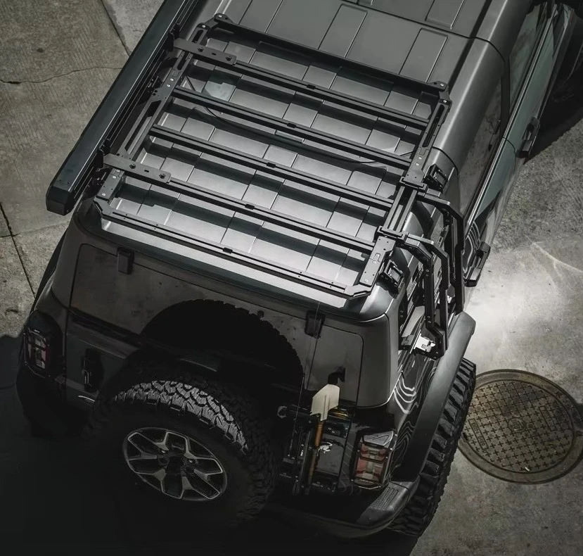 

Комплект багажника на крышу и лестницы NEPT Wasteland для Bronco 2021-2023: Внедорожные аксессуары для экстерьера, система крепления на крышу