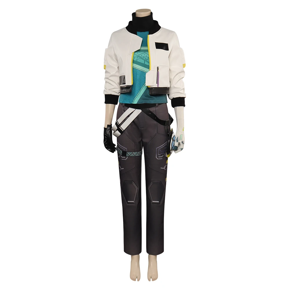 Deadlock Cosplay Jacket Pants Shirt Belt Game Valorant Costume Women Adult Outfit Fantasia Halloween Carnival Party Fantasy Suit