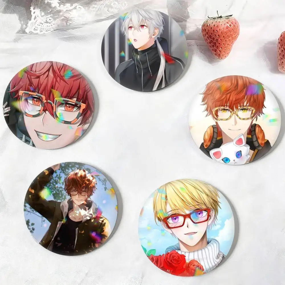 Otome game M-Mystic M-Messenger  25mm 32mm 44mm 58mm 75mm Brooches Badges Pins for Accessories Gift