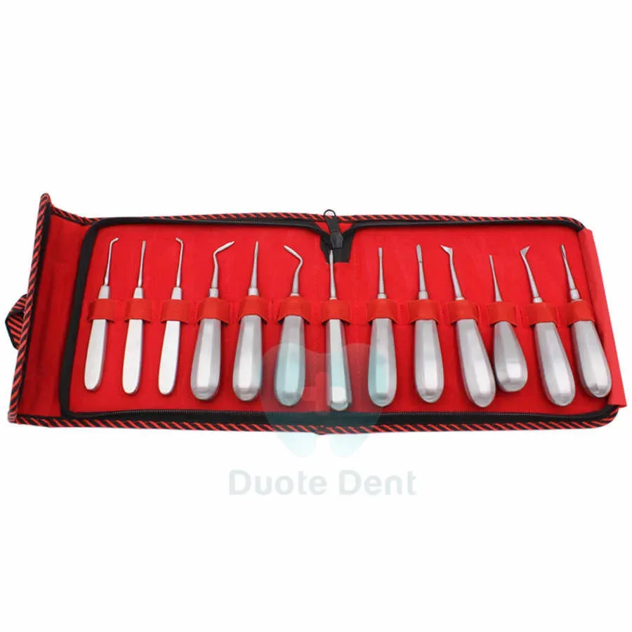 DentalS Instruments Luxating Lift ElevatorS Teeth Set Of 13 Pieces CouplandS CrossbarS Cryer Straight Stainless Steel