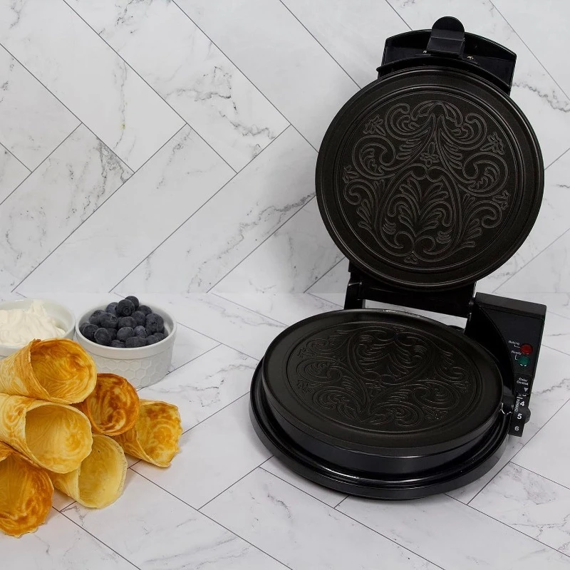 Maker Features Nonstick Surface and Instant Heat Recovery with Temperature Control and Ready Light To Make
