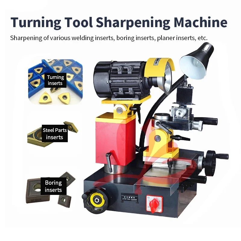 380V M3 M4 Turning Tool Grinding Machine Universal Sharpener Knife Grinder Electric Sharpening for Grind Welding Boring Inserts