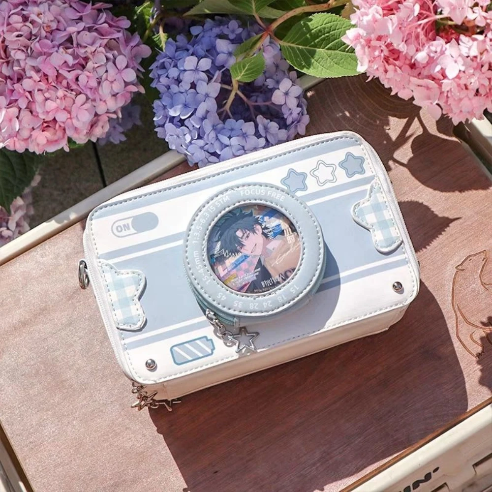 

Сумка через плечо в форме камеры «сделай сам», значки, украшения для билетов, дисплей, сумки Ita в стиле аниме, сумка на плечо, подарок для фанатов для девочек