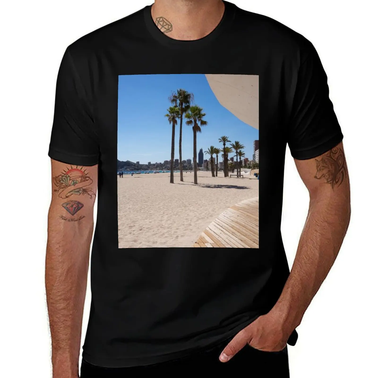 

Alicante beach. T-Shirt Halloween Theme T-Shirt