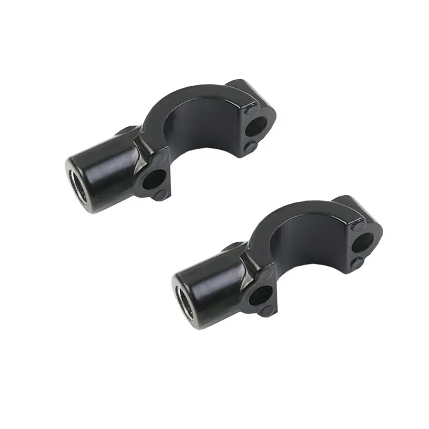 

7/8" 22mm Universal Lever Brake/Clutch Master Cylinder Clamp Bracket Cover Fixing Seat M10 Bolts Base Support