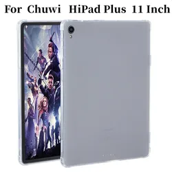 CHUWI HiPad 플러스 태블릿 PC용 초박형 소프트 투명 TPU 케이스, CHUWI HiPad 플러스 PC 보호 케이스 및 선물, 11 인치