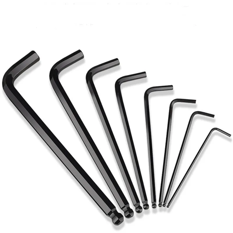 9PCS Screwdriver Hex Wrench Set Double-End L Type Allen Key Hexagon Ball Torx Star Head Spanner Key Set Hand Tools
