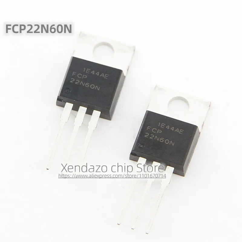 

5pcs/lot FCP22N60N 22N60N 22N60 TO-220 package Original genuine MOS field-effect transistor