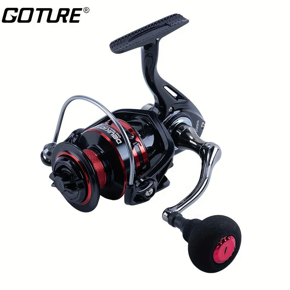 FS Spinning Fishing Reel 2000/3000/5000 Series, Metal Handle, EVA Knob, Left/Right Interchangeable, Fishing Tackle