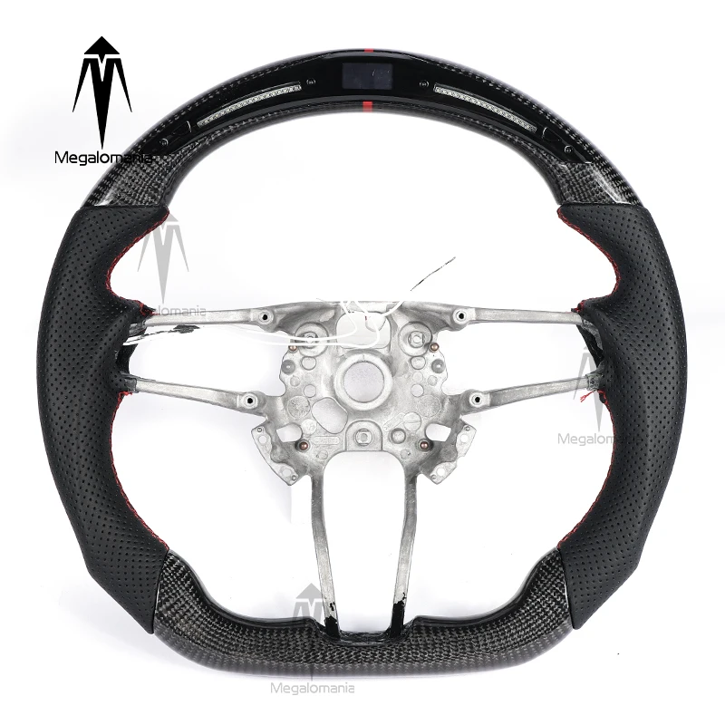 Carbon Fiber Steering wheel For Porsche Panamera Cayenne Macan 718 911 Taycan 971 Boxster 957 Carrera Complete Steering Wheel