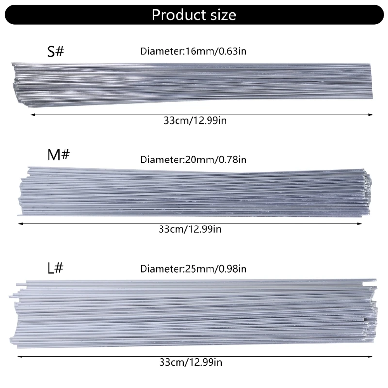 N7MD 50Pcs Einfach Schmilzt Löten Draht Niedrigen Temperatur Aluminium Kupfer Eisen Metall Schweißen Draht Löten Stange Werkzeug