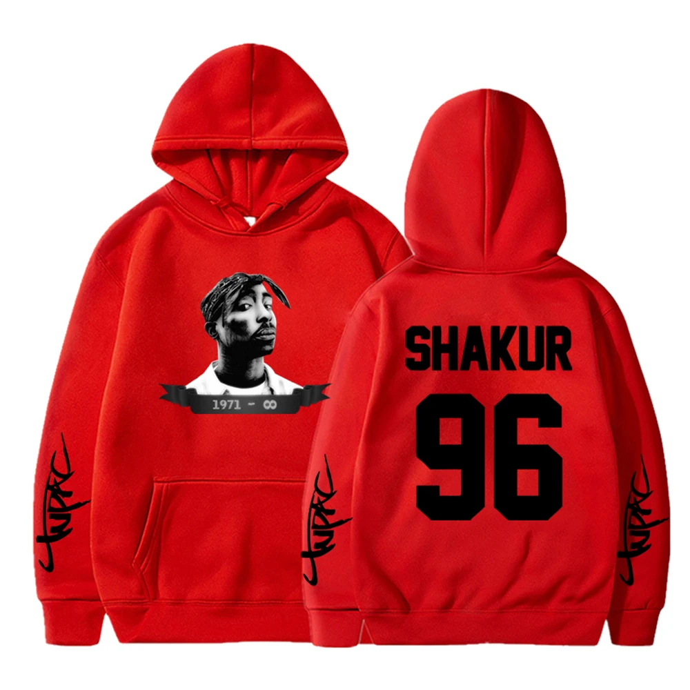 2Pac Hoodie Hip Hop Pullover Hip Hop Hoodie Women\'s Top Boys\' Coat Rap Long Sleeve 2023 Men\'s Clothing Rap Pattern New Hoodie