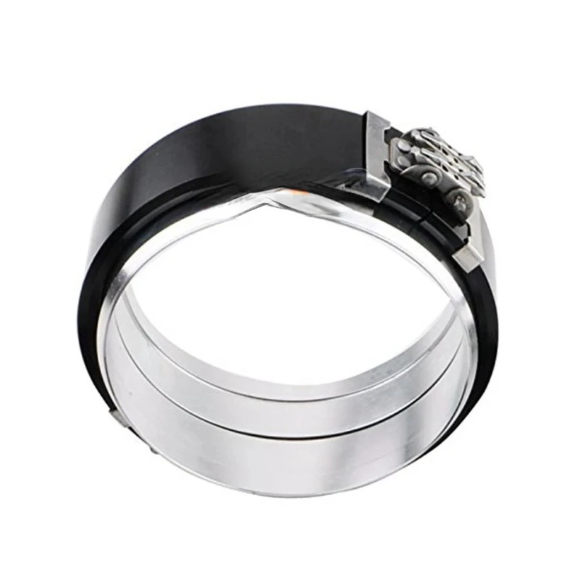 

Polished Aluminum O Ring Hose Clamps turbo Pegasus Wiggen Clamshell 3" 3.5"4"inch Coupling Intercooler Pipe Flange Clamp