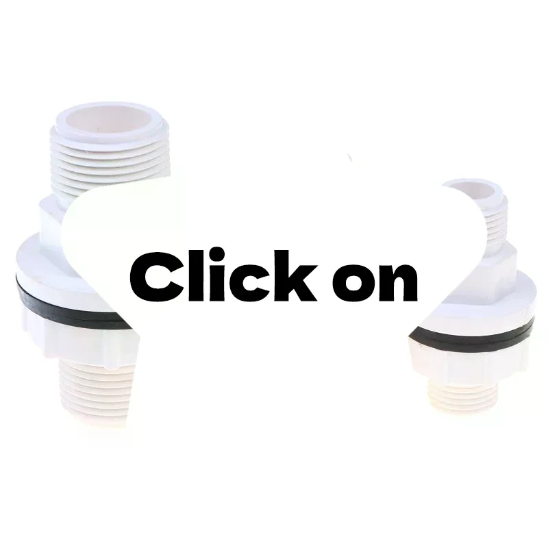 Garden Water PVC Outer Wire Pipe Connector For Water Tank Water Tower Oil Tank Water Bucket Fish Tank Interface
