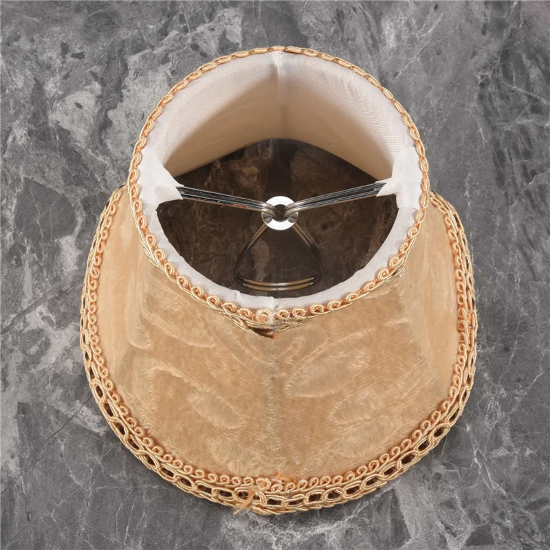 

AK25-Table Lamp Shade Fabric Cloth Clip On Light Shades Lamp Cover Drum Shade Lampshade Bulb For Floor Lamp Home