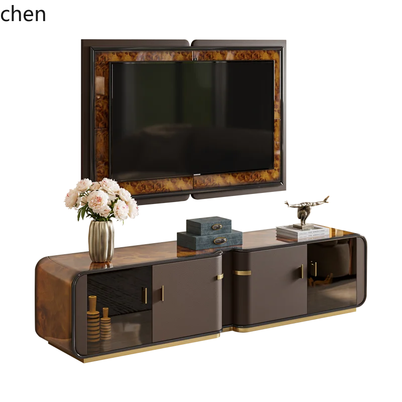 

CP type living room bedroom custom post-modern high-end leather floor cabinet