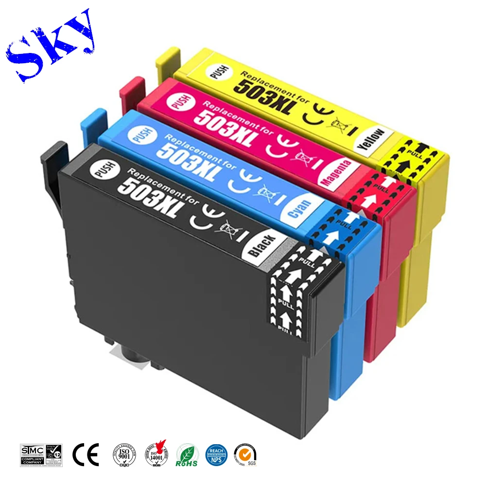 SKY 503 503XL T503XL Compatible Ink Cartridges For Epson XP-5200 XP-5205 WF-2960DWF  WF-2965DWF