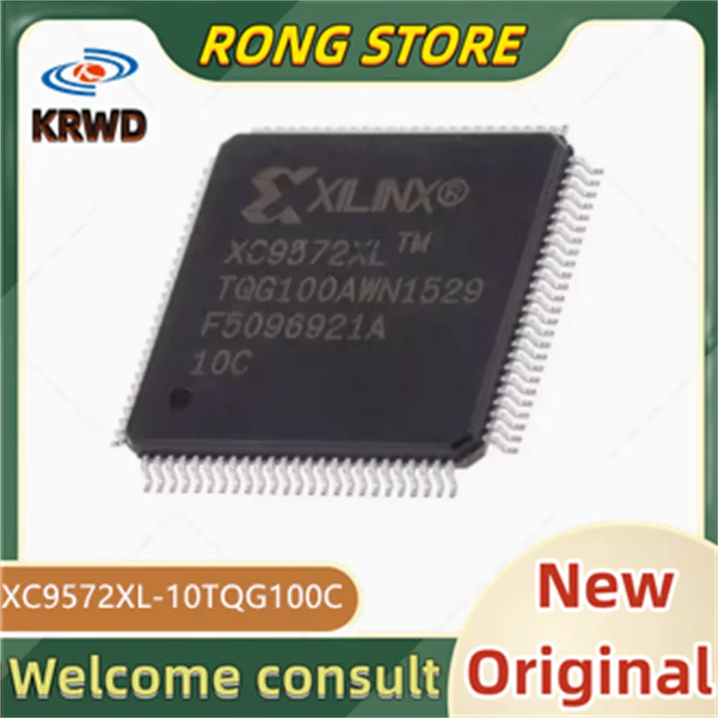 

1PCS XC9572XL New and Original Chip IC XC9572XL-10TQG100C XC9572XL-IOTQGIOO TQFP-100 Embedded programmable logic device chip