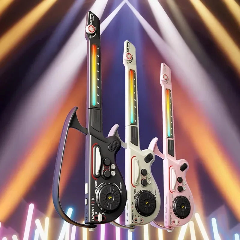 Portable Stringless Electric Guitar Toy Multifunctional Bluetooth Guitars Musical Instrument Foldable DJ Mixer Music Kid Gifts