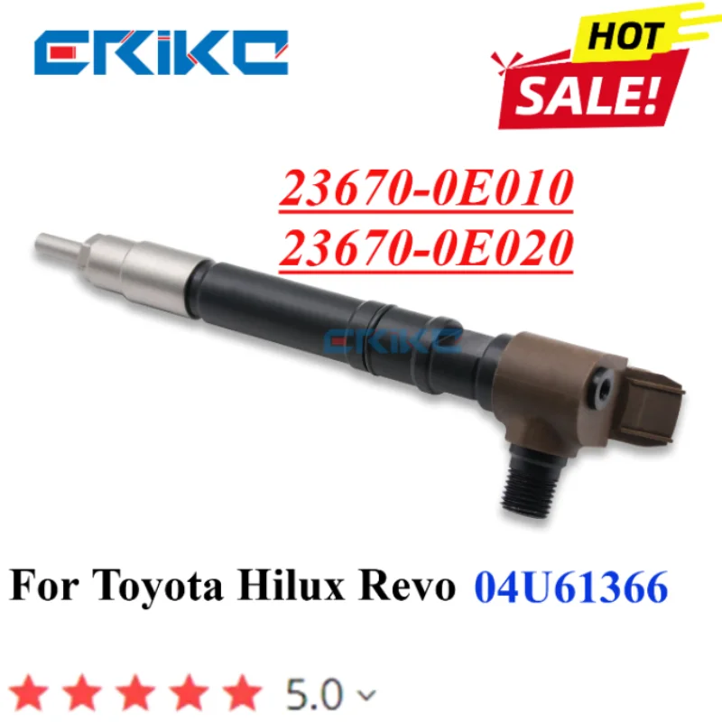 23670-0E010 Common Rail Diesel Injector 23670-0E020 Auto Assy For Piezo Toyota Hilux Revo 2GD 2.4 2.7 295700-0550 04U61366