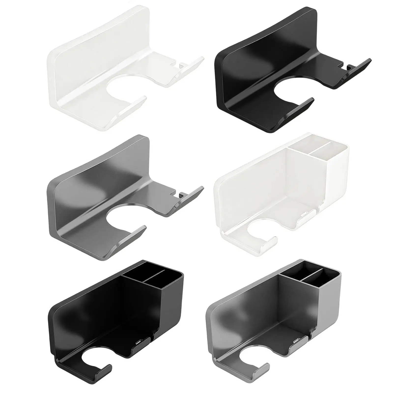 Tempat Pengering Rambut Rak Pengering Rambut Kamar Mandi Bebas Pukulan Dinding Terpasang Di Dinding