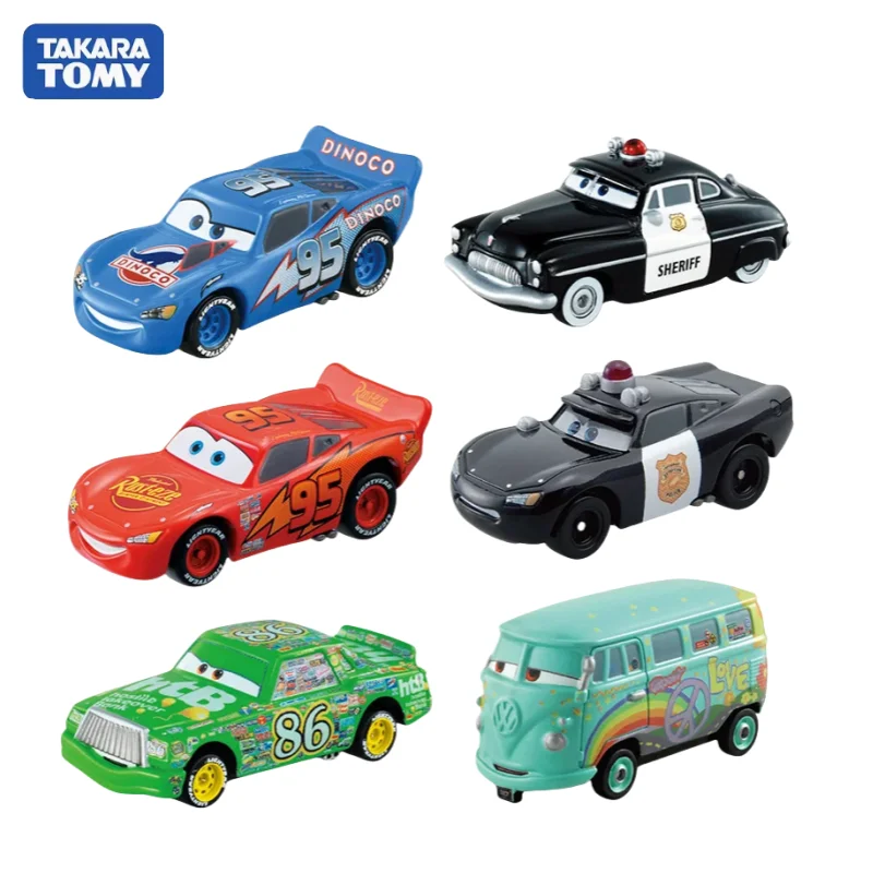 

TAKARA TOMY diecasting alloy car model, mobilization teeth, lightning McQueen sports car toy, a holiday gift for children.