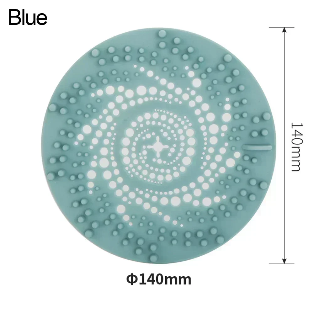 Silicone Ground Drain Cover Strainer Household Shower Floor Filter Sink Strainers Hair Catcher For Kitchen Bathroom Accessories