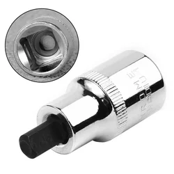 8mm Square Oil Sump Drain Plug Key Tool RemoverCar Suspension Strut Spreader Socket 3424 Special Tool Silver  For Renault