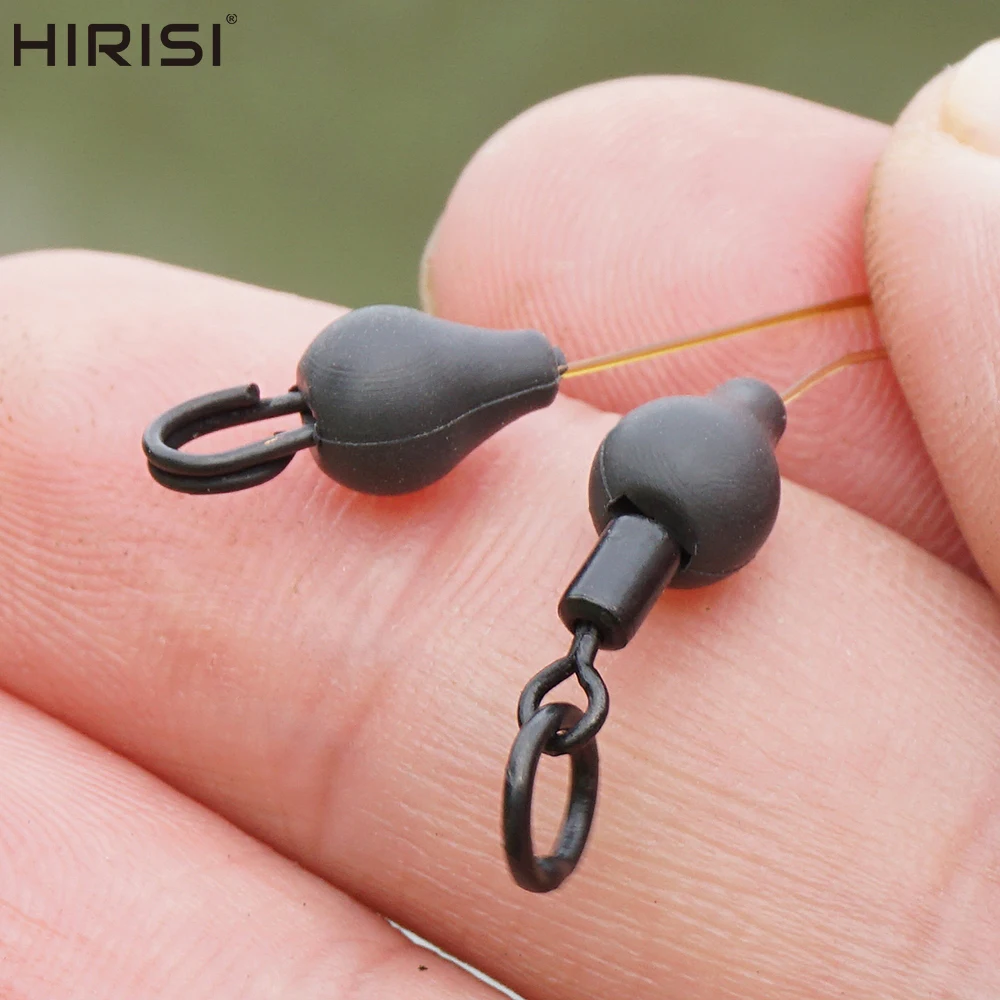 Hirisi Carp Fishing Accessories 0.42g Swivel Chod Beads Hook Kicker Rig End Tackle Change Sinker For Hair Rigs AG211