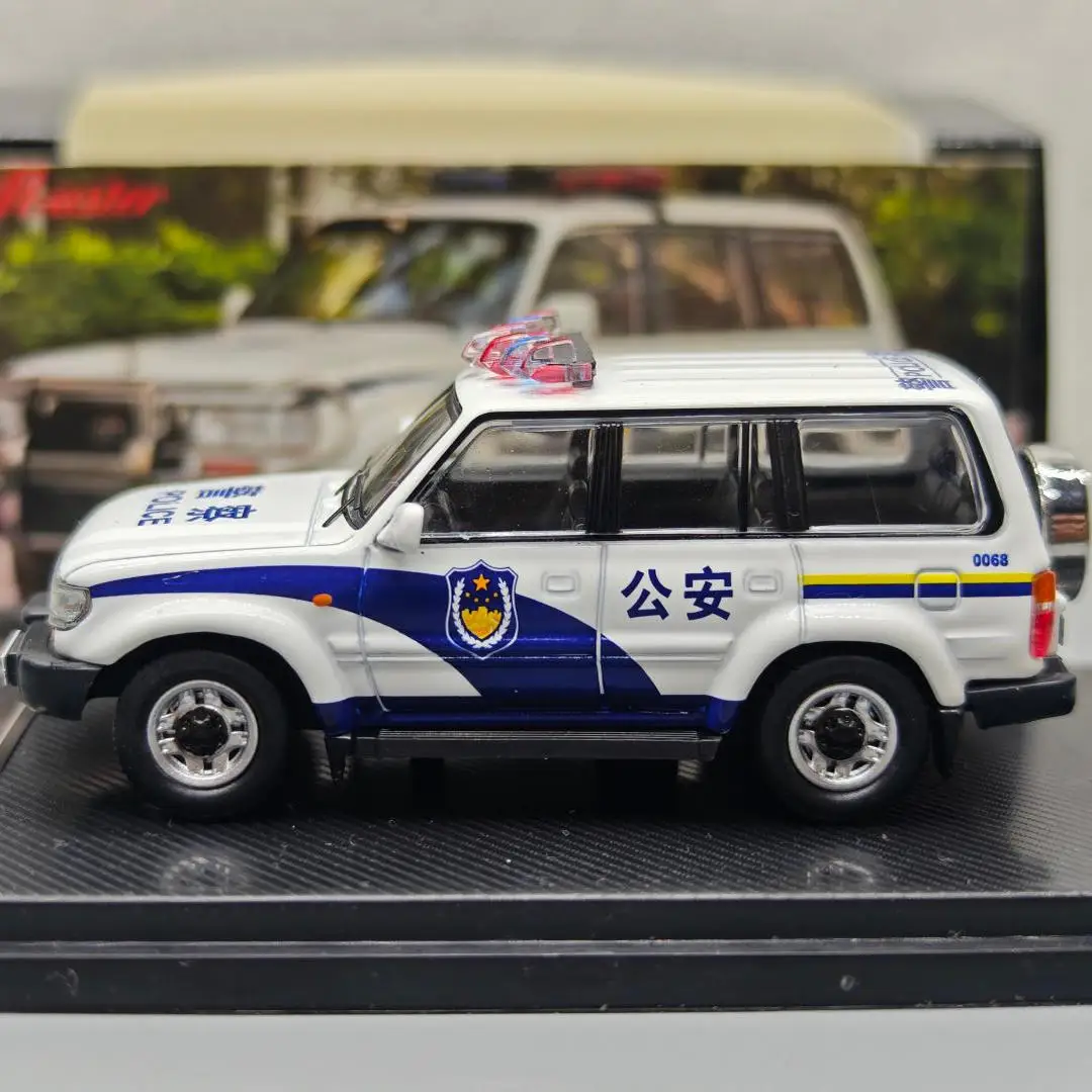 

1:64 Land Cruiser LC80 Police Simulation Alloy Mini Car Model Collection Gift Toy