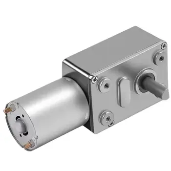 Šnekový převodový motor ZGY370 JGY370 4632 DC 6V 12V 24V vysoký točivý moment šnekový reverzibilní turbo kovový převodový reduktor 10 nejlepší prodej malý motor s vysokým točivým momentem - №5