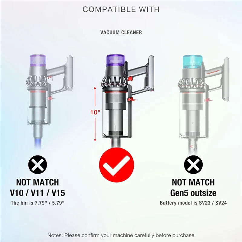 B90B-مجموعة الجسم الرئيسية لـ Dyson Outsize V11/Gen 5/Plus/أجزاء المكنسة الكهربائية المطلقة مجموعة خدمة الجسم الرئيسي