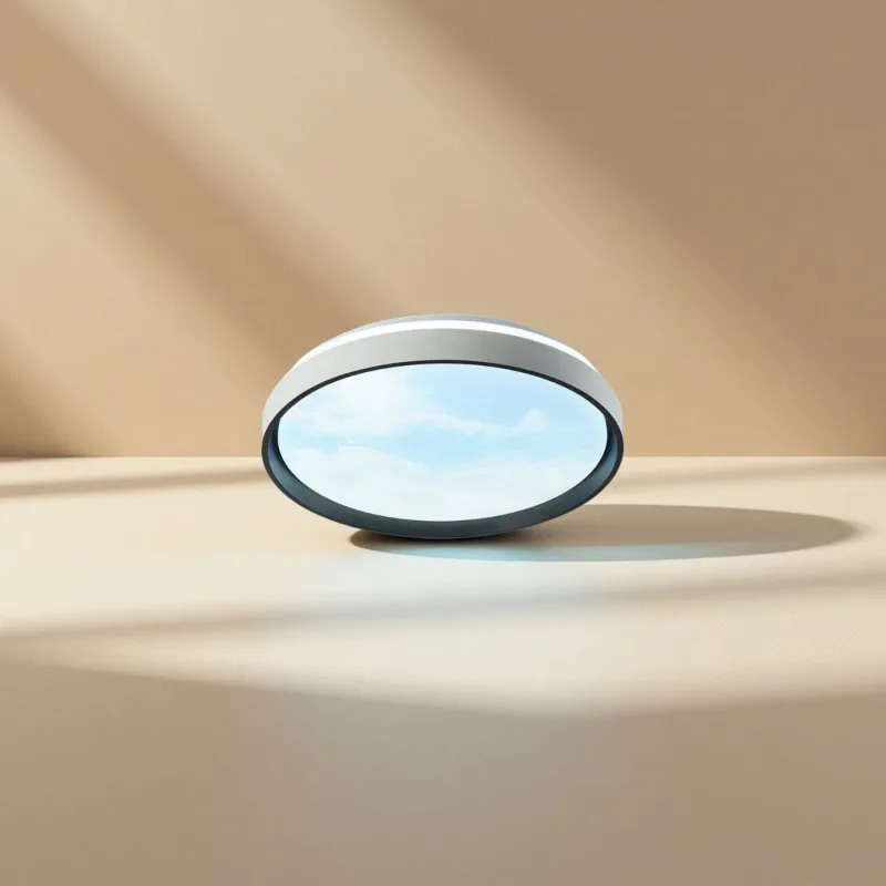 Modern Minimalist Acrylic Sky Blue Cloud LED Ceiling Light Simulation Sunlight for Bedroom Kids Room