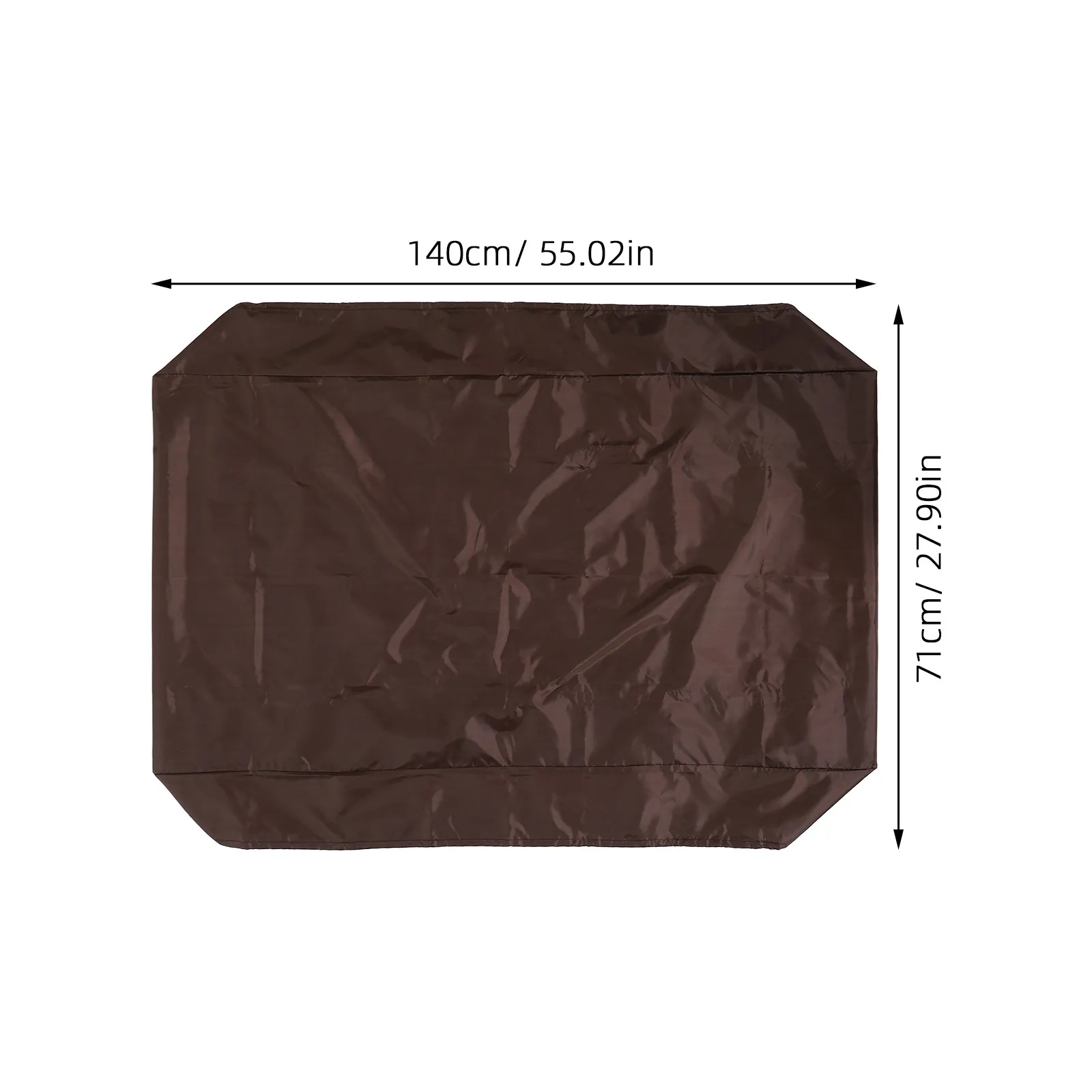 Treadmill Cover Waterproof 210D Oxford Dustproof Sleeve Indoor Home Gym Protector for Folding Small Walking Pad 55x28x6 Brown