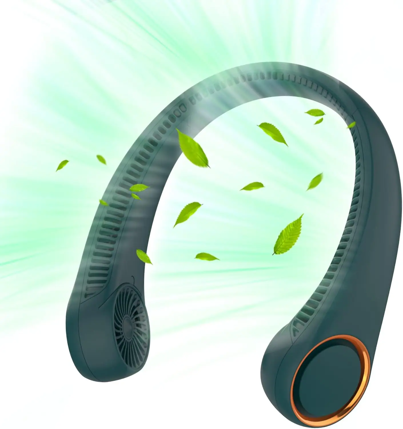 2026 New Upgrade Portable Neck Fan, Hands Free Bladeless Fan, 360° Cooling Personal Fan,Wearable Quiet Fan For Outdoor Indoor, G