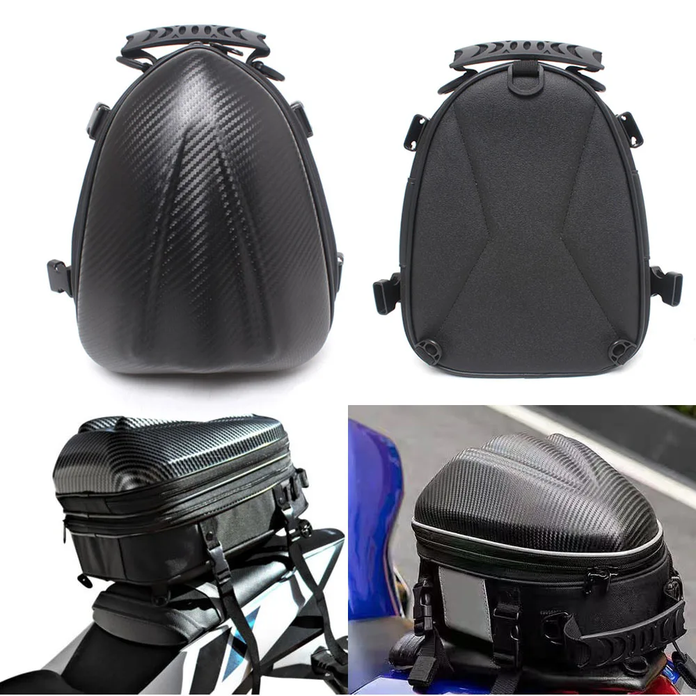 

Motorcycle Accessories Bag Waterproof Motorcycle Tail Bag Tailbag Rear Pack Backseat Pack Backpack Crossbody Bag Kit Helmet Bag