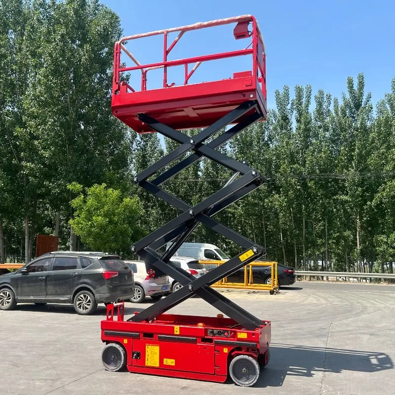 Hydraulic Compact Scissor Lift Platform for Indoor and Outdoor Building Decoration and Maintenance Electric Lift Platform