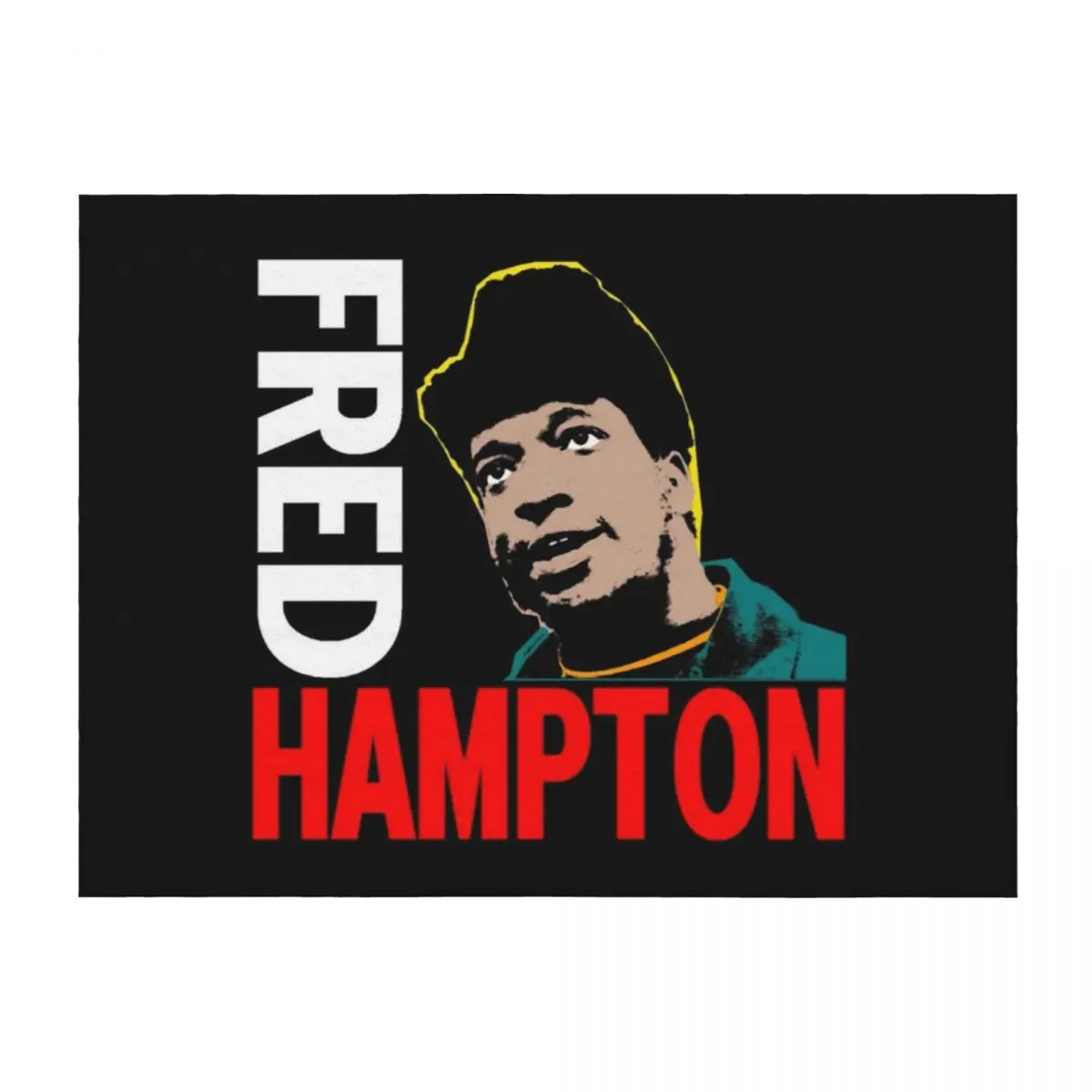 

FRED HAMPTON Throw Blanket Multi-Purpose blankets ands Bed covers Furrys Blankets