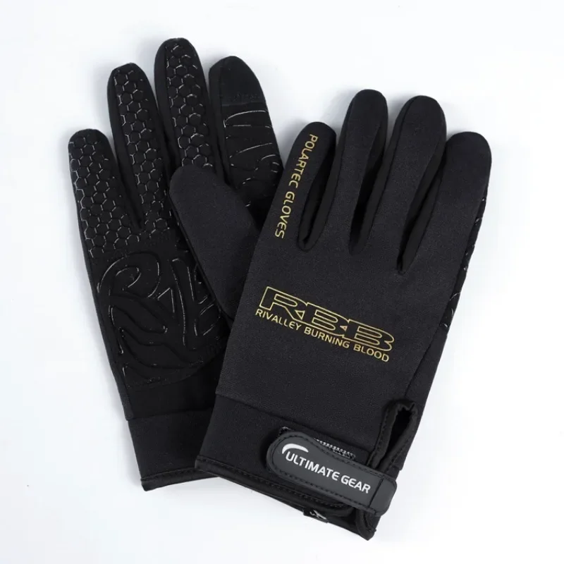 

RBB-Windproof and Waterproof Fishing Gloves, Three Finger, All Finger, Imported Fabric, Anti Slip Glove, Brand Winter