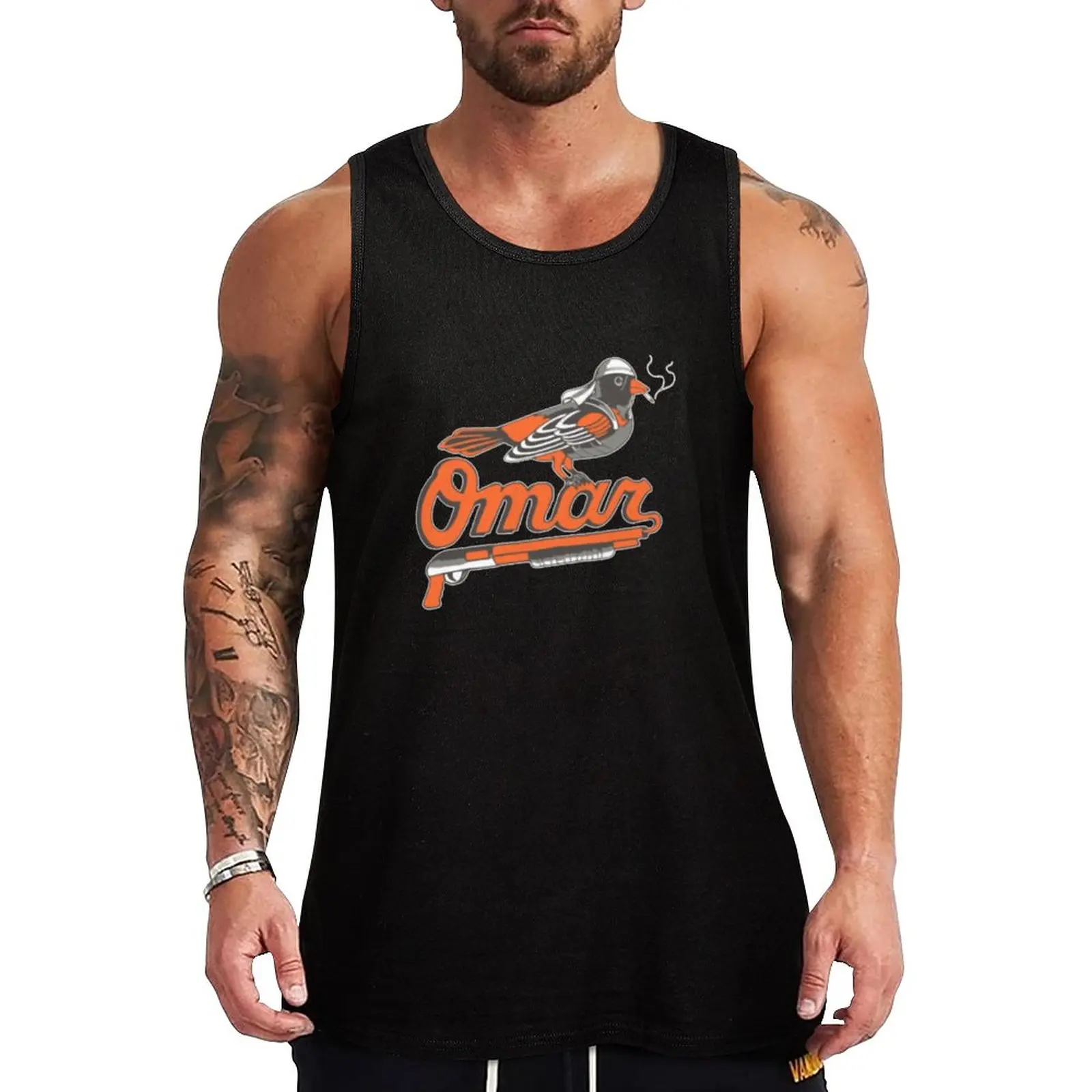 

New Omar The Wire Baltimore Oriole T T-ShirtOmar The Wire Baltimore Oriole T Tank Top Men's gym clothing gym wear men Gym wear